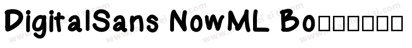 DigitalSans NowML Bo字体转换